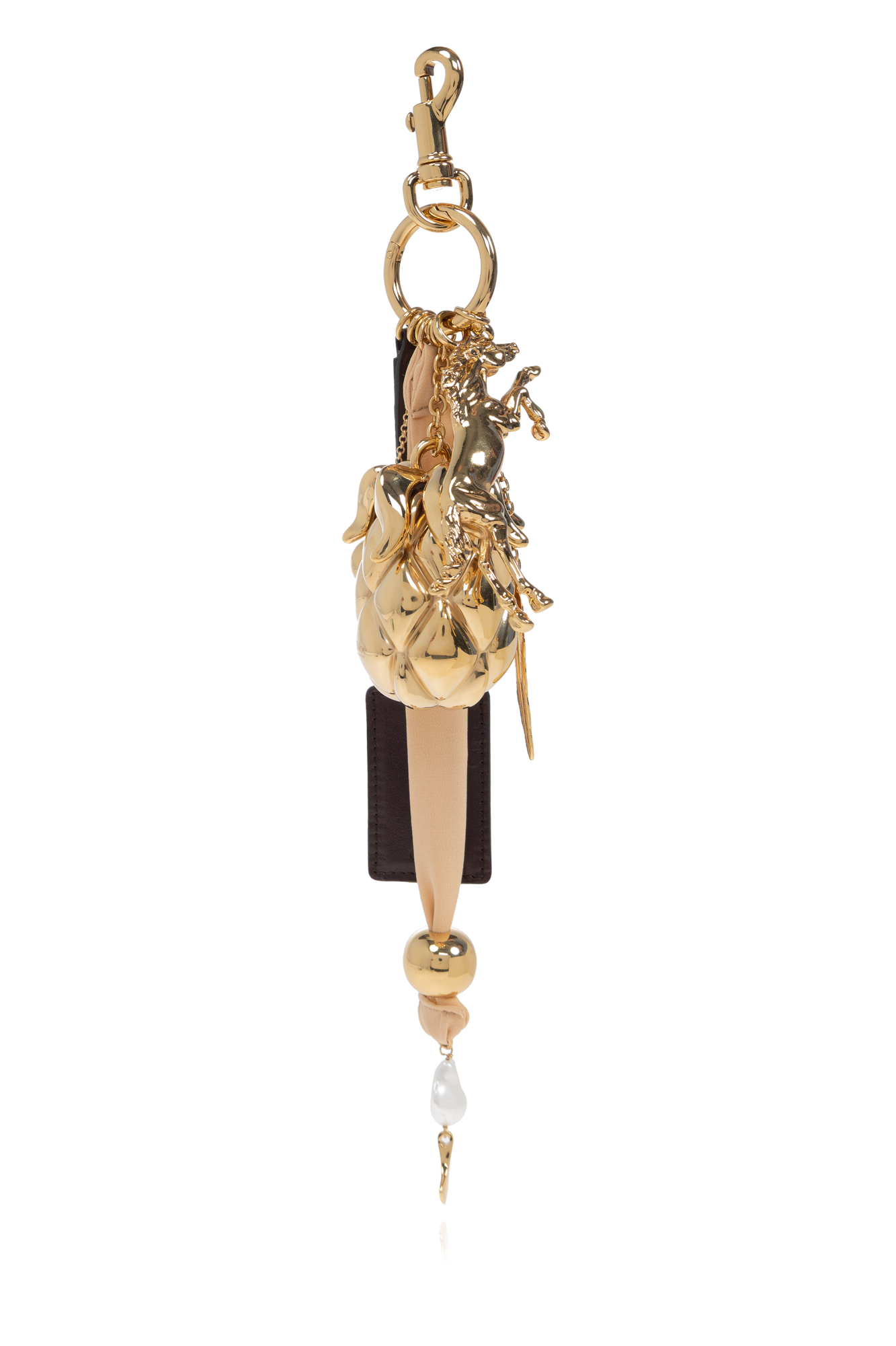 キーホルダー・キーリング CHLOE Woman Key chain Beige CH25UK142P03 23N Gold Keychain with charms Chloé - Vitkac AS